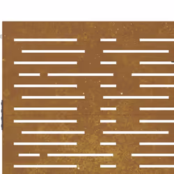 vidaXL Garden Gate Fence Gate Fence Panel 85x175 cm Corten Steel Square Design - 85 x 125 cm - Additional view 6
