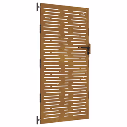 vidaXL Garden Gate Fence Gate Fence Panel 85x175 cm Corten Steel Square Design - 85 x 175 cm