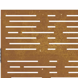 vidaXL Garden Gate Fence Gate Fencing 105x180 cm Corten Steel Square Design - 105 x 105 cm - Additional view 6