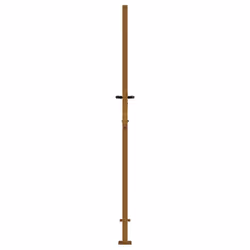vidaXL Garden Gate Fence Gate Fencing 105x180 cm Corten Steel Square Design - 105 x 180 cm - Additional view 3