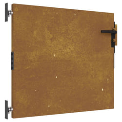 vidaXL Garden Gate Driveway Gate Fence Gate Fence Panel 85x100 cm Corten Steel - 85 x 75 cm