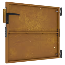 vidaXL Garden Gate Driveway Gate Fence Gate Fence Panel 85x100 cm Corten Steel - 85 x 75 cm - Additional view 5