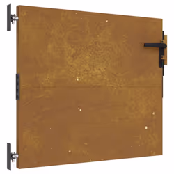 vidaXL Garden Gate Driveway Gate Fence Gate Fence Panel 85x100 cm Corten Steel - 85 x 100 cm