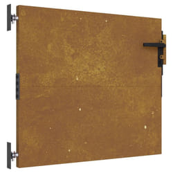 vidaXL Garden Gate Driveway Gate Fence Gate Fence Panel 85x100 cm Corten Steel - 85 x 100 cm