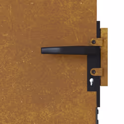 vidaXL Garden Gate Driveway Gate Fence Gate Fence Panel 85x100 cm Corten Steel - 85 x 100 cm - Additional view 6