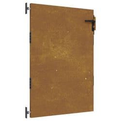 vidaXL Garden Gate Driveway Gate Fence Gate Fence Panel 85x100 cm Corten Steel - 85 x 125 cm