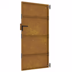 vidaXL Garden Gate Driveway Gate Fence Gate Fence Panel 85x100 cm Corten Steel - 85 x 175 cm - Additional view 4