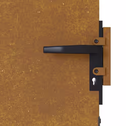 vidaXL Garden Gate Driveway Gate Fence Gate Fence Panel 85x100 cm Corten Steel - 85 x 175 cm - Additional view 5