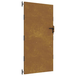 vidaXL Garden Gate Driveway Gate Fence Gate Fence Panel 85x100 cm Corten Steel - 85 x 200 cm