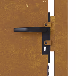 vidaXL Garden Gate Outdoor Driveway Gate Fence Gate Fence Panel Corten Steel - 105 x 155 cm - Additional view 6