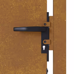 vidaXL Garden Gate Outdoor Driveway Gate Fence Gate Fence Panel Corten Steel - 105 x 180 cm - Additional view 5