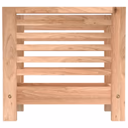 vidaXL Solid Wood Walnut Magazine Rack Wooden Book Rack File Magazine Holder