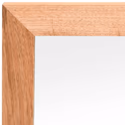 vidaXL Solid Wood Walnut Wall Mirror Wooden Vanity Make up Cosmetic Mirror - Additional view 5
