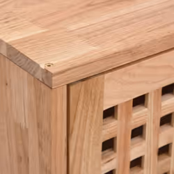 vidaXL Solid Wood Walnut Wall Cabinet Wooden Wall Storage Cabinet Display Unit - Additional view 6