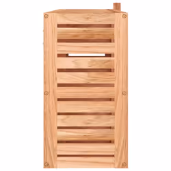 vidaXL Solid Wood Walnut Mirror Cabinet Wooden Bathroom Vanity Unit Cabinet - Additional view 4