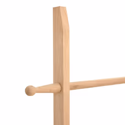 vidaXL Solid Wood Walnut Towel Ladder 170 cm Towel Holder Rack Blanket Ladder - Additional view 4