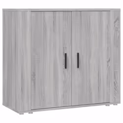vidaXL Sideboard Side Cabinet Storage Cupboard Home Organiser Engineered Wood - Grey sonoma