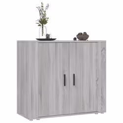 vidaXL Sideboard Side Cabinet Storage Cupboard Home Organiser Engineered Wood - Grey sonoma - Additional view 7