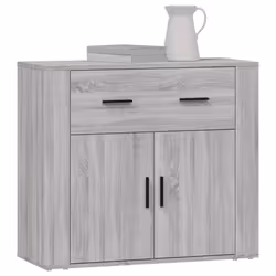vidaXL Sideboard Side Cabinet Storage Cupboard Home Organiser Engineered Wood - Grey sonoma - Additional view 7