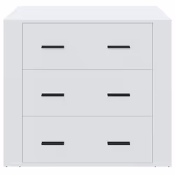 vidaXL Sideboard Storage Cupboard Cabinet Buffet Highboard Engineered Wood - White