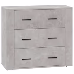 vidaXL Sideboard Storage Cupboard Cabinet Buffet Highboard Engineered Wood - Concrete grey - Additional view 3