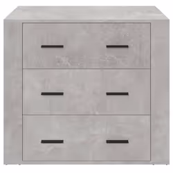 vidaXL Sideboard Storage Cupboard Cabinet Buffet Highboard Engineered Wood - Concrete grey - Additional view 4