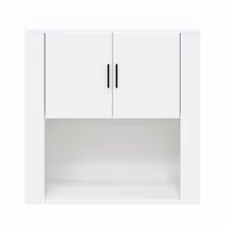 vidaXL Wall Cabinet White Engineered Wood Sideboard Cabinet Home Organiser