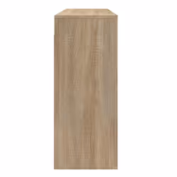 vidaXL Wall Cabinet Sonoma Oak Engineered Wood Side Cabinet Home Organiser - Additional view 4