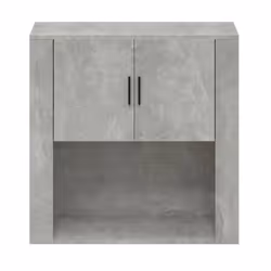 vidaXL Wall Cabinet Concrete Grey Engineered Wood Sideboard Home Organiser