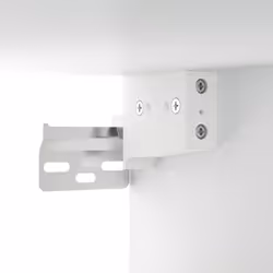 vidaXL Wall Cabinet Hanging Storage Cabinet Wall Cupboard Engineered Wood - White - Additional view 4