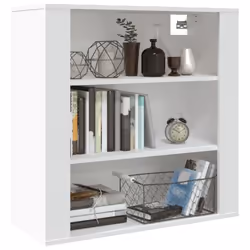 vidaXL Wall Cabinet Hanging Storage Cabinet Wall Cupboard Engineered Wood - White - Additional view 7