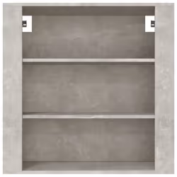 vidaXL Wall Cabinet Hanging Storage Cabinet Wall Cupboard Engineered Wood - Concrete grey