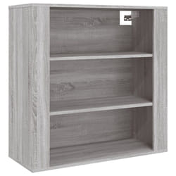 vidaXL Wall Cabinet Hanging Storage Cabinet Wall Cupboard Engineered Wood - Grey sonoma