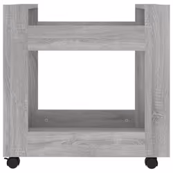 vidaXL Desk Trolley Engineered Wood Under Desk Storage Trolley Multi Colours - Grey sonoma - Additional view 5
