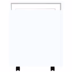 vidaXL Desk Trolley Engineered Wood Office Under Storage Trolley Multi Colours - White - Additional view 7