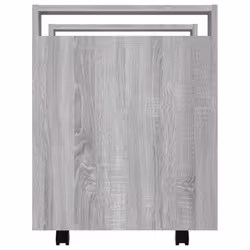 vidaXL Desk Trolley Engineered Wood Office Under Storage Trolley Multi Colours - Grey sonoma - Additional view 8