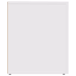 vidaXL 1/2x Bedside Cabinet White End Table Indoor Nightstand Telephone Stand - White, 2 x Bedside cabinet - Additional view 6