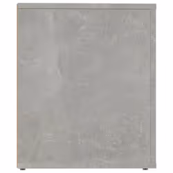 vidaXL 1/2x Bedside Cabinet White End Table Indoor Nightstand Telephone Stand - Concrete grey, 1 x Bedside cabinet - Additional view 5