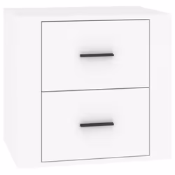 vidaXL Bedside Cabinet Nightstand Side Table Telephone Stand Multi Colours - White