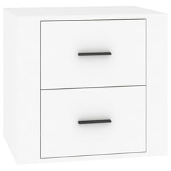 vidaXL Bedside Cabinet Nightstand Side Table Telephone Stand Multi Colours - White