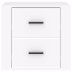 vidaXL Bedside Cabinet Nightstand Side Table Telephone Stand Multi Colours - White - Additional view 5