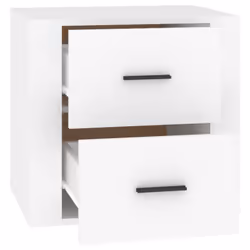 vidaXL Bedside Cabinet Nightstand Side Table Telephone Stand Multi Colours - White - Additional view 7
