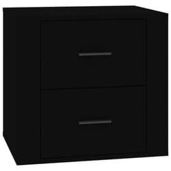 vidaXL Bedside Cabinet Nightstand Side Table Telephone Stand Multi Colours - Black