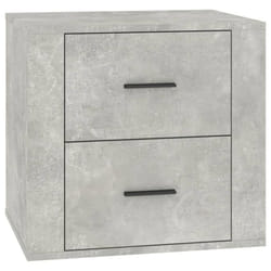 vidaXL Bedside Cabinet Nightstand Side Table Telephone Stand Multi Colours - Concrete grey