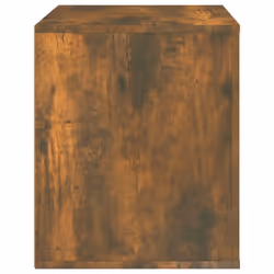 vidaXL Bedside Cabinet Nightstand Side Table Telephone Stand Multi Colours - Smoked oak - Additional view 6