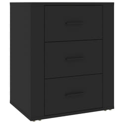 VidaXL 816713 nightstand/bedside table Black