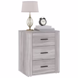VidaXL 816718 nightstand/bedside table Oak - Additional view 4