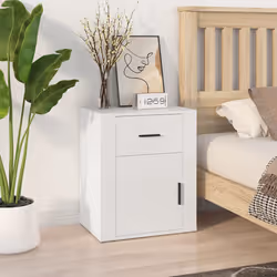 VidaXL 816720 nightstand/bedside table White