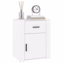 VidaXL 816720 nightstand/bedside table White - Additional view 4