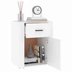 VidaXL 816720 nightstand/bedside table White - Additional view 5